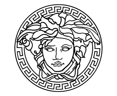 gorgone grecque logo de versace|versace line.